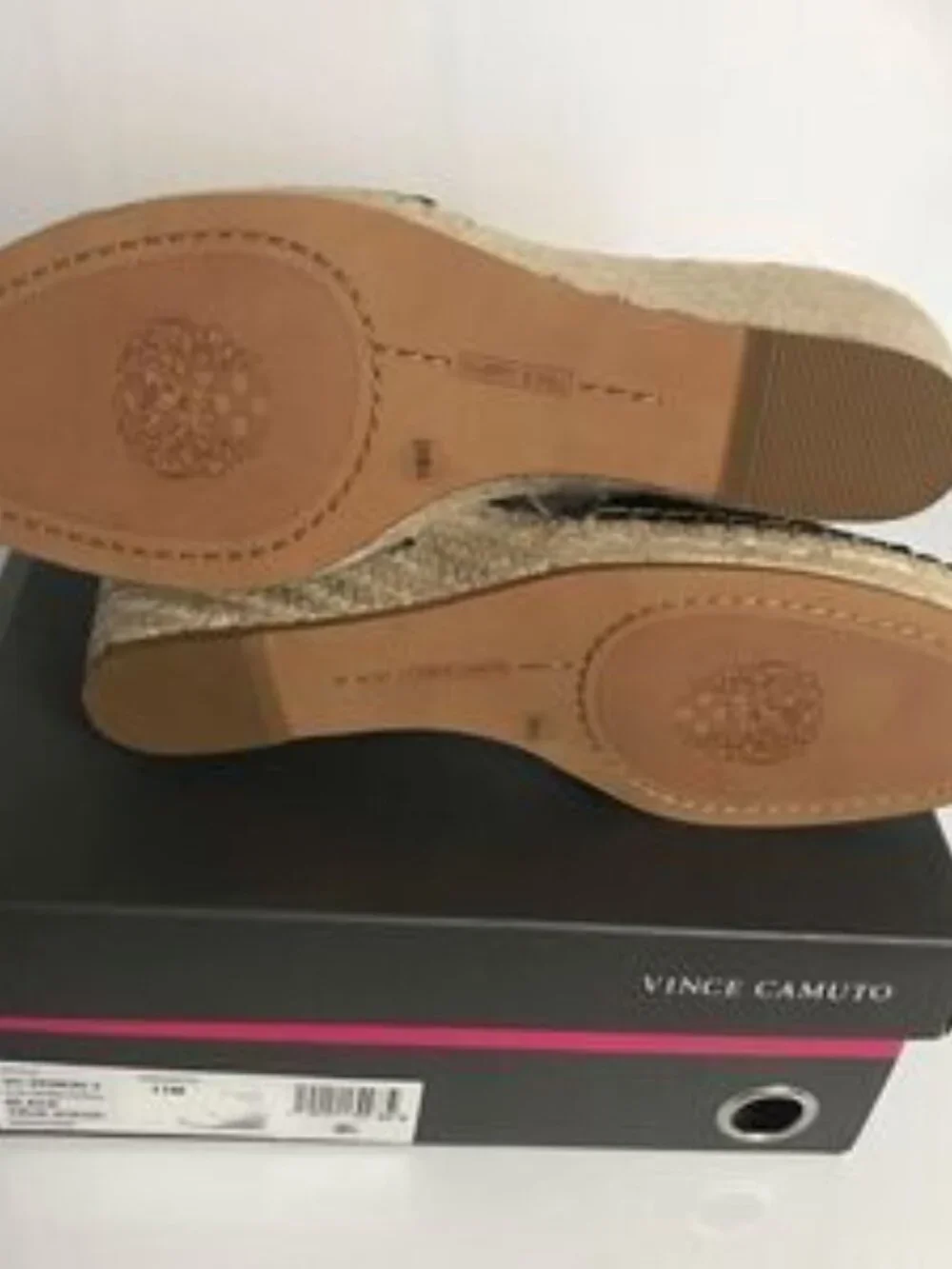 Vince Camuto Venerly Leather Espadrille Wedges